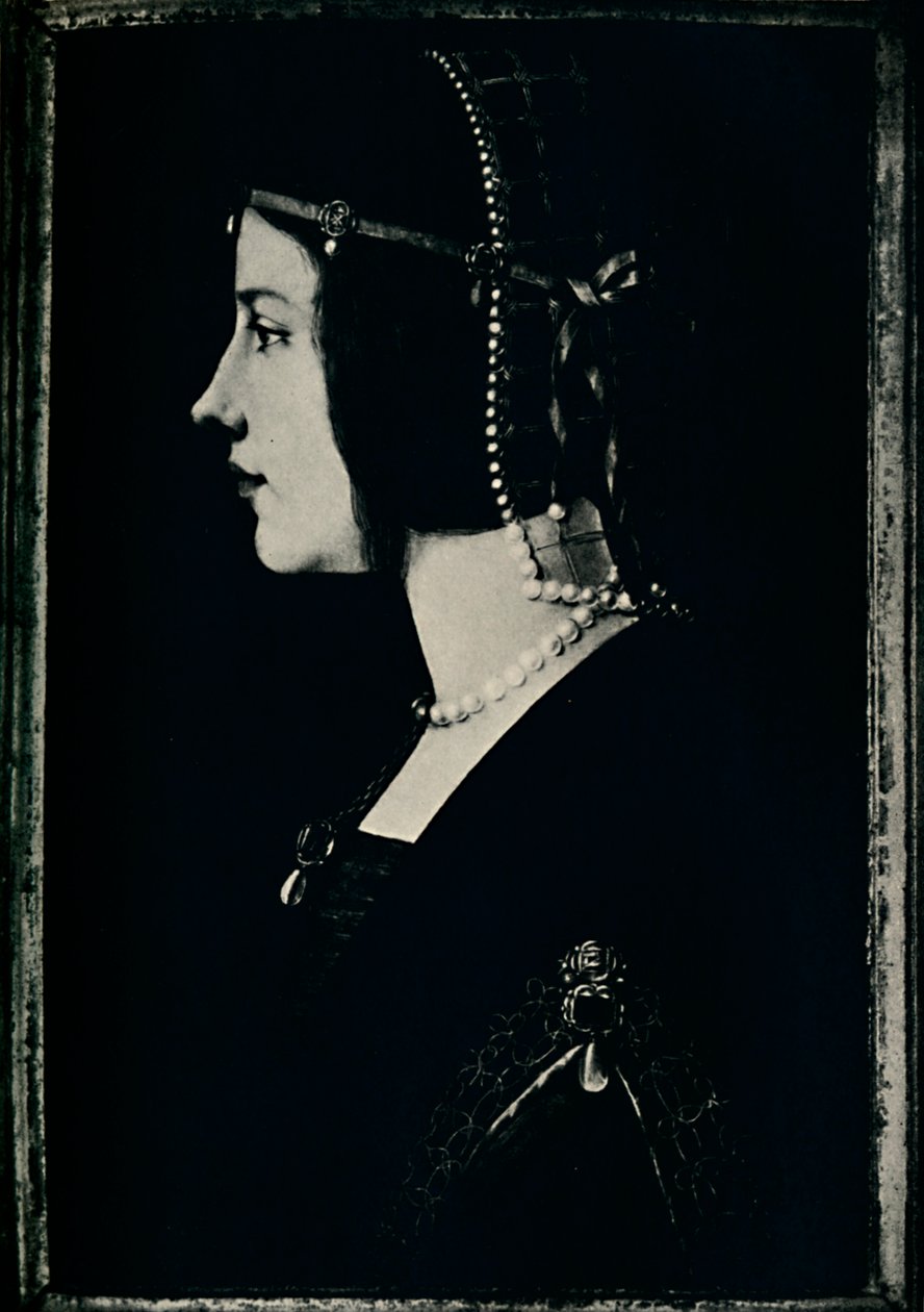 Retrato de uma jovem princesa, 1928 de Leonardo da Vinci
