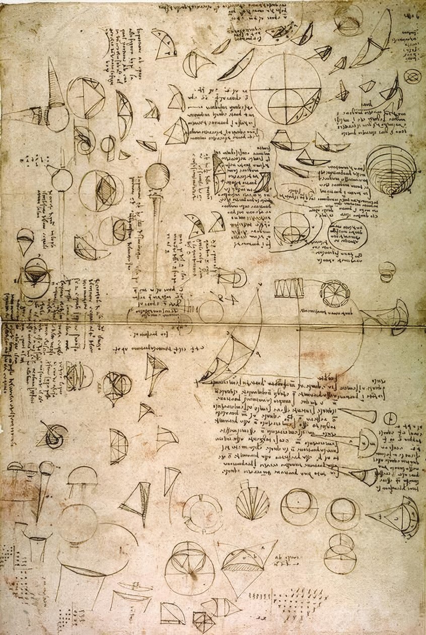 Quadrando o círculo de Leonardo da Vinci
