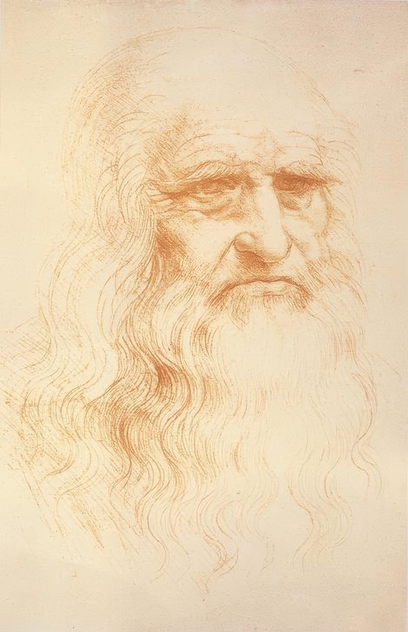 auto-retrato de Leonardo da Vinci