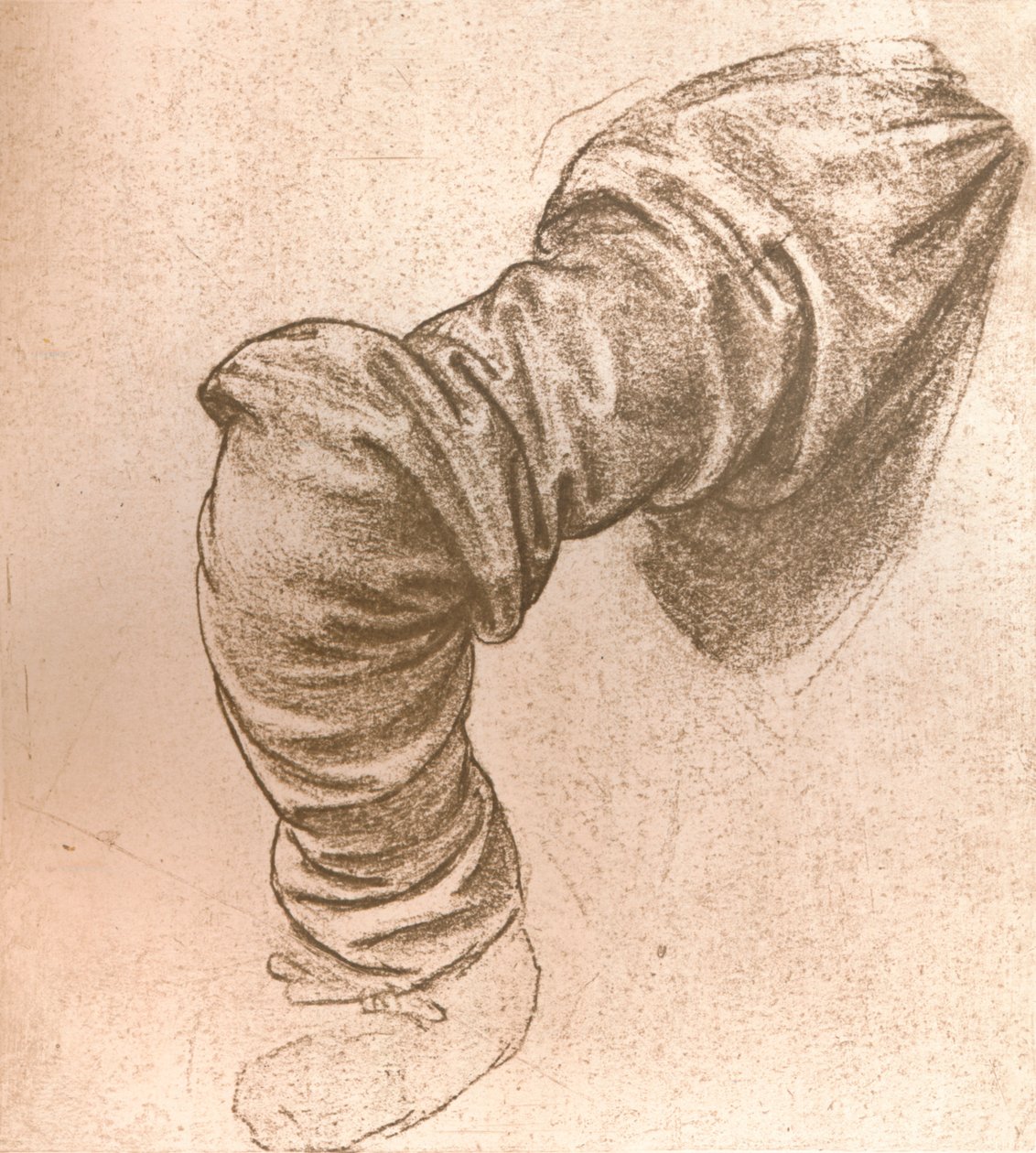 Estude para o braço de São Pedro em `A Última Ceia`, c1494-c1499 1883. de Leonardo da Vinci