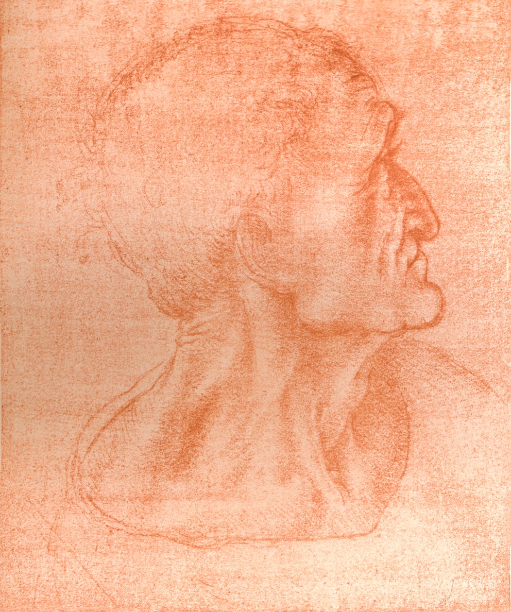 Estude para o chefe de Judas em "A Última Ceia", c1494-c1499 1883. de Leonardo da Vinci