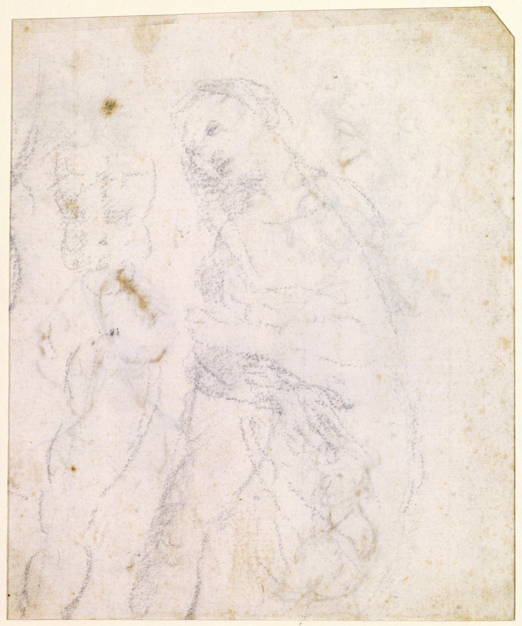 Estudo de uma Madona [verso] de Leonardo da Vinci