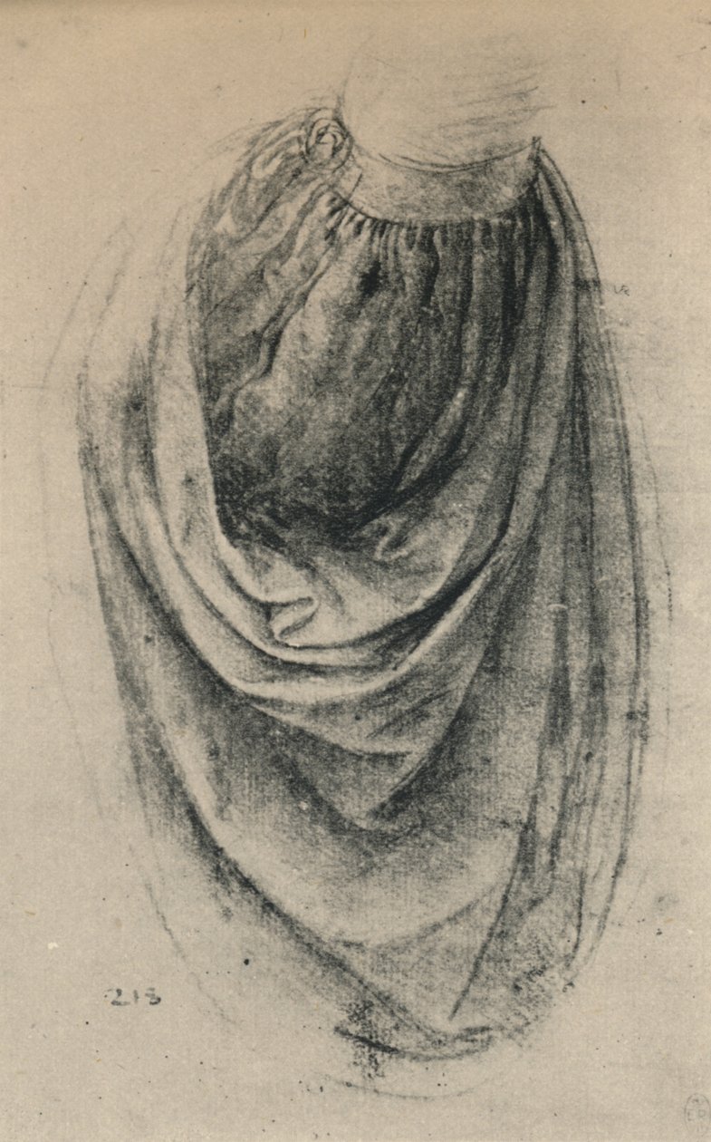 Estudo de uma luva, c1480 1945 de Leonardo da Vinci