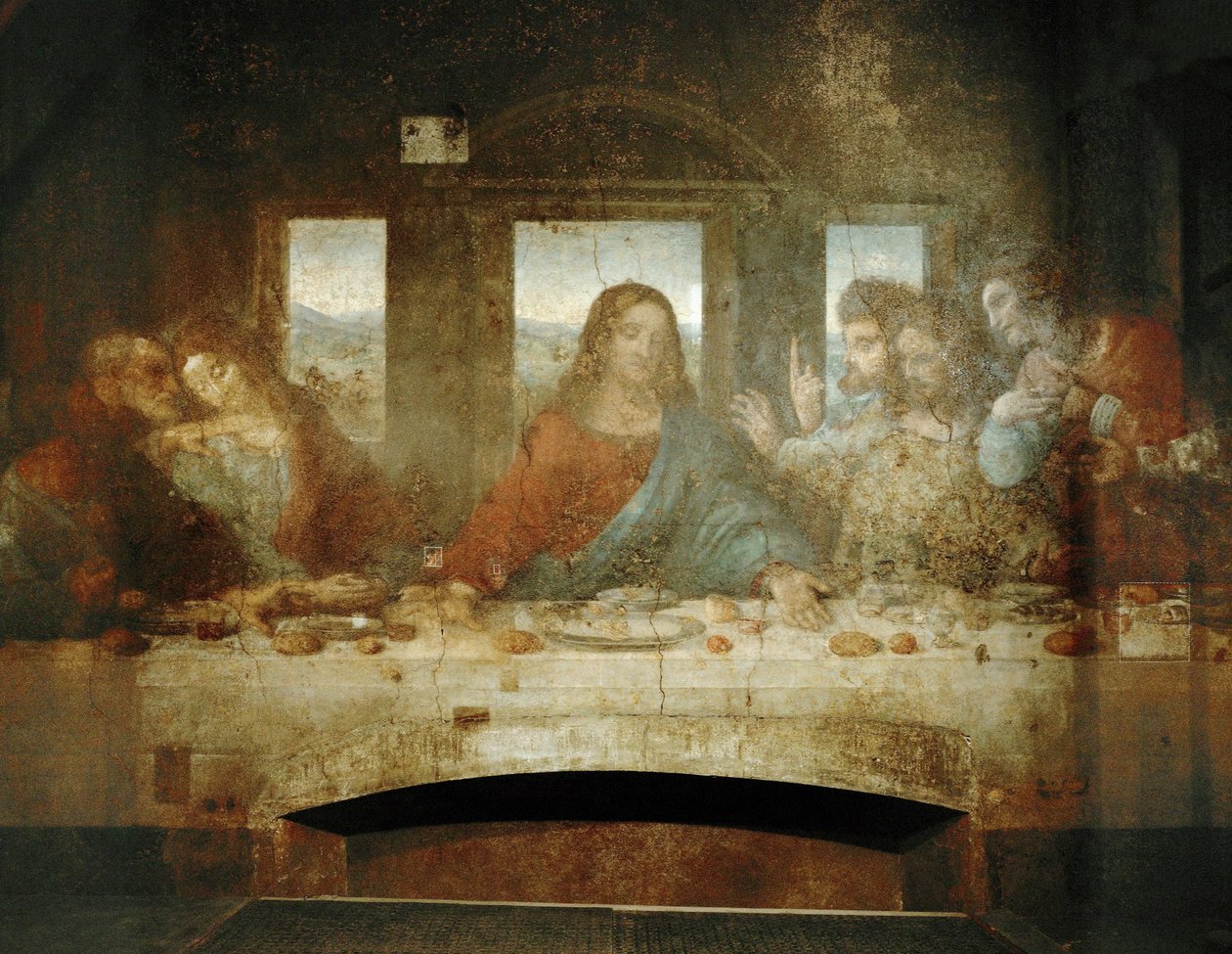 A Última Ceia (óleo-tempera) de Leonardo da Vinci