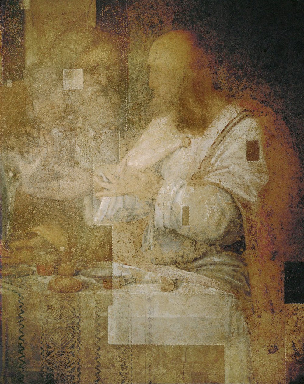 O apóstolo Simão (fresco) de Leonardo da Vinci