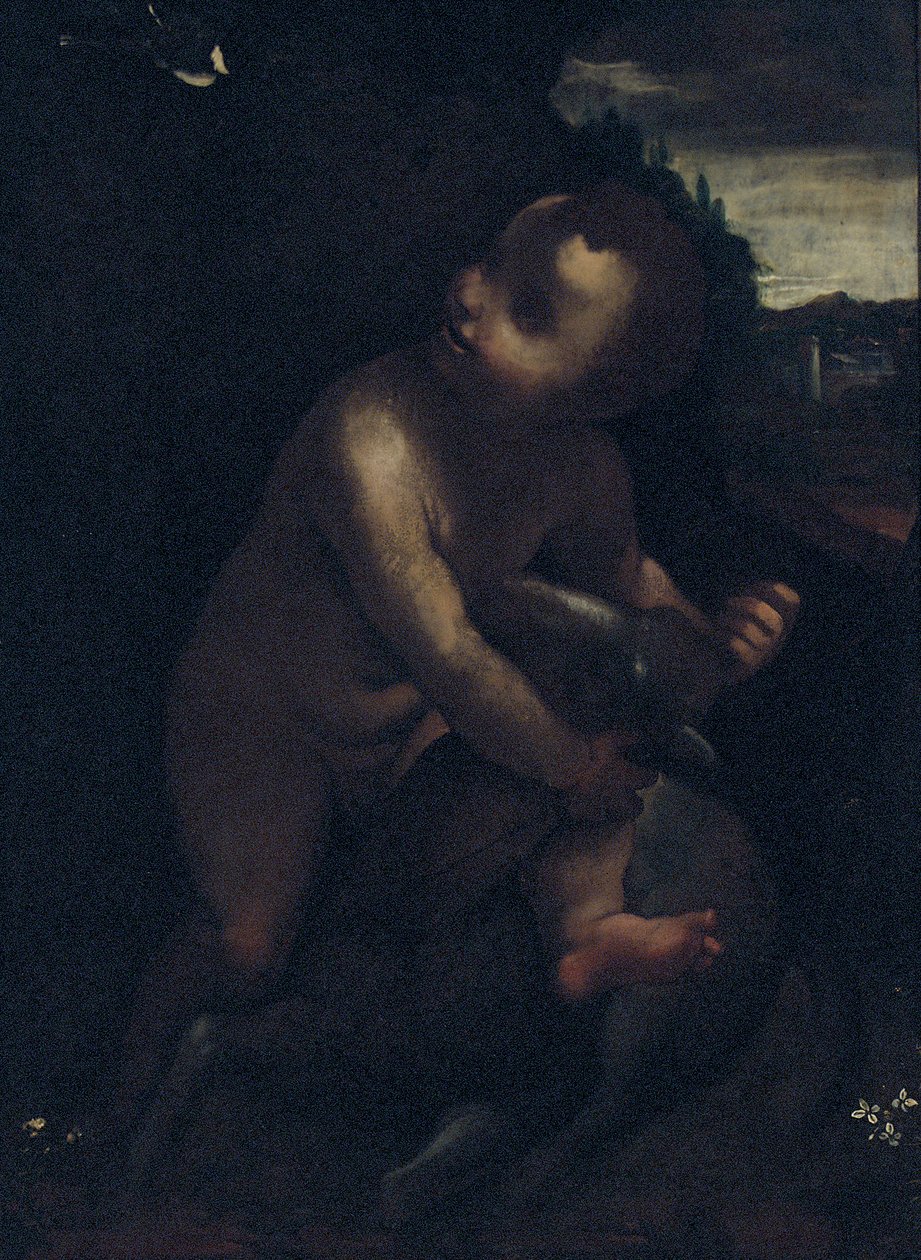 O bebê São João Batista de Leonardo da Vinci