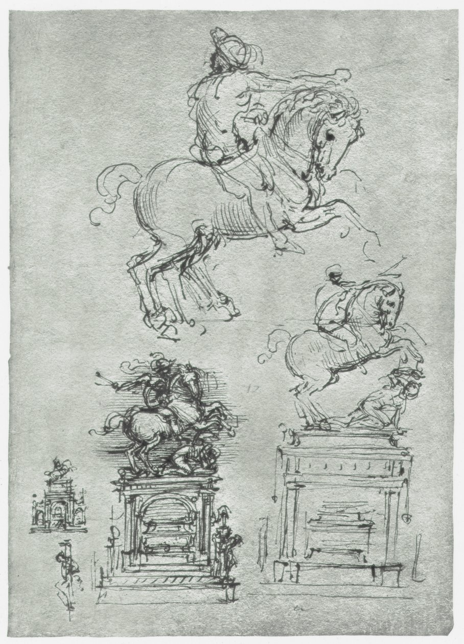 Monumento Trivulzio, c1511 de Leonardo da Vinci