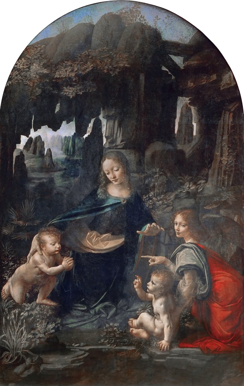 Virgem dos Rochedos de Leonardo da Vinci