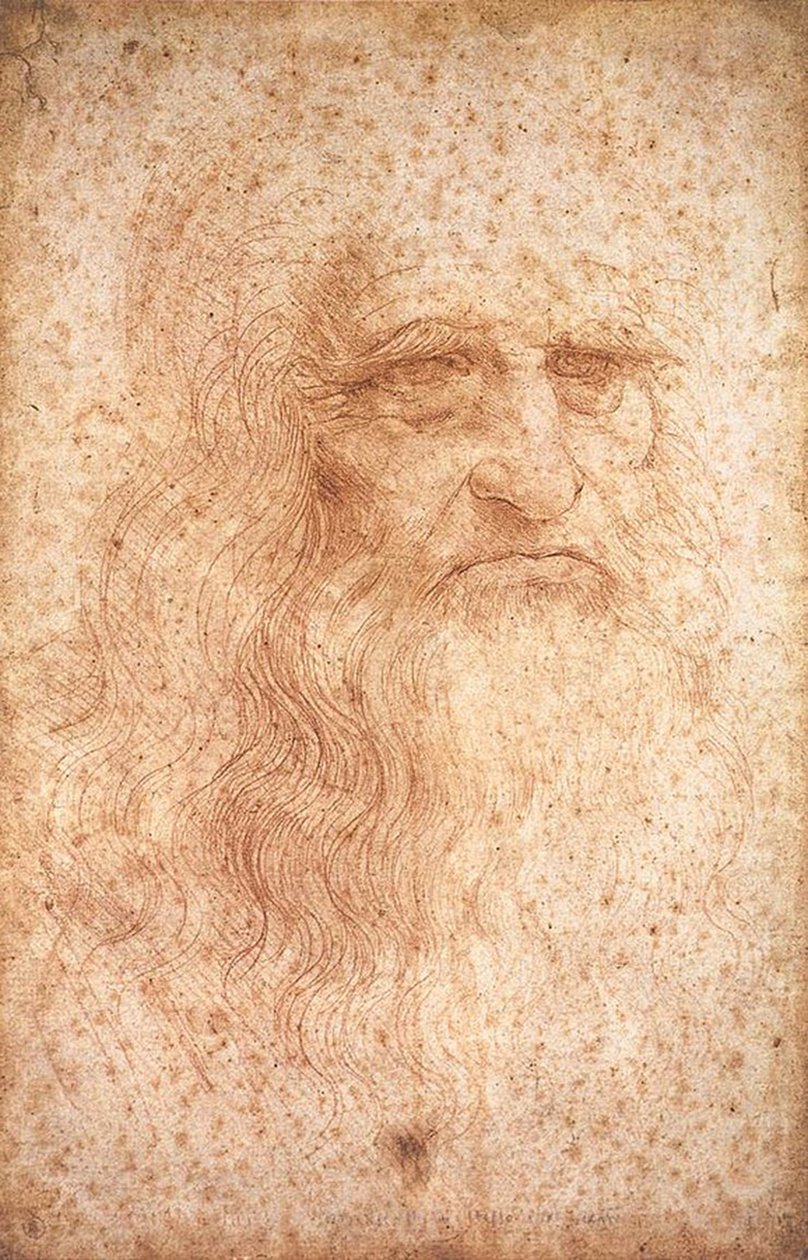 presumível autorretrato de Leonardo da Vinci