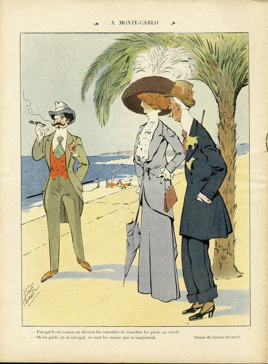 Ilustração de Leonce Burret (1865-1915) em Le Lire de Leonce Burret