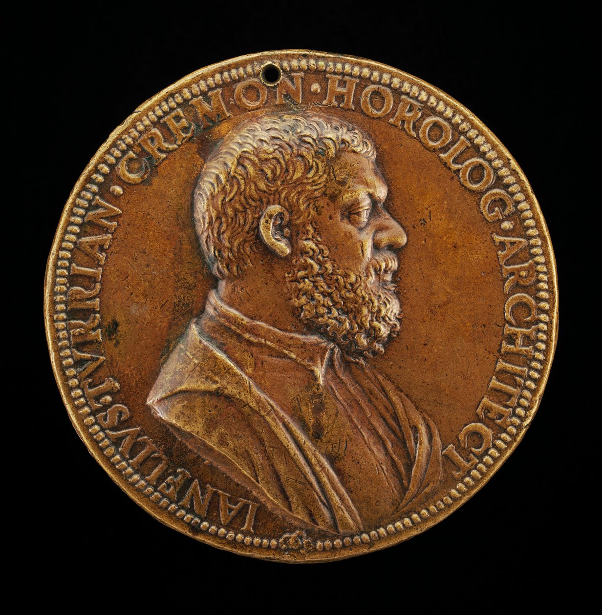 Giannello della Torre de Cremona, 1500-1585, Engenheiro ao serviço do anverso de Charles V. de Leone Leoni