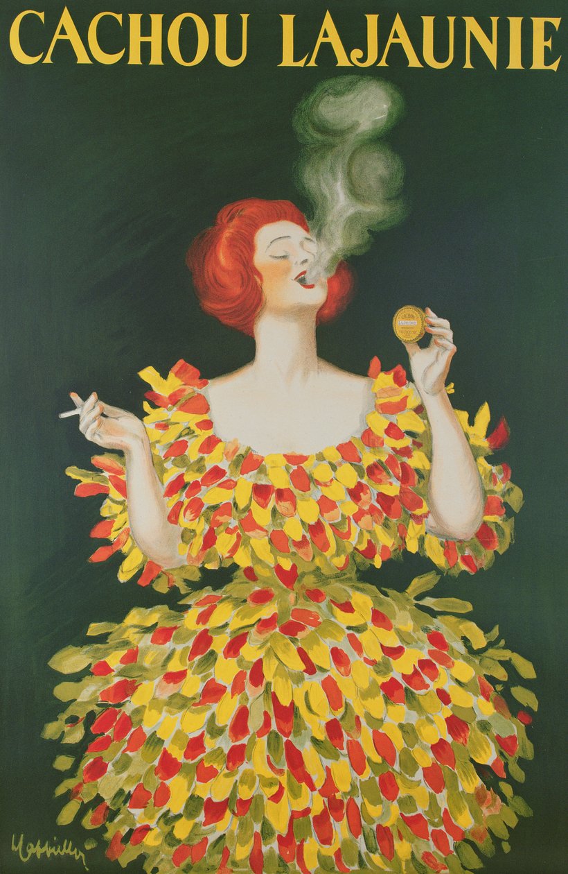 Poster publicidade cachou Lajaunie de Leonetto Cappiello