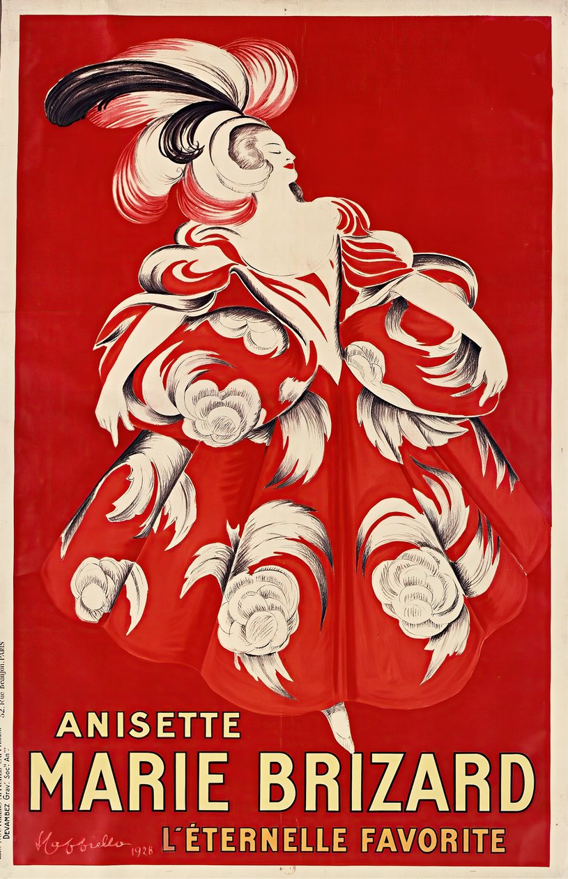 Anisette Marie Brizard , 1928. de Leonetto Cappiello
