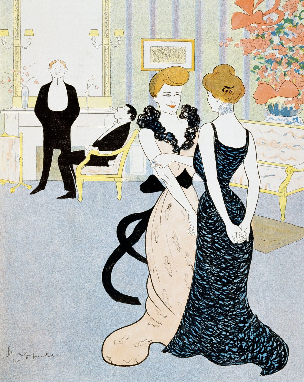 Outra solução para o enigma, desenho de Leonetto Cappiello (1875-1942) de Leonetto Cappiello