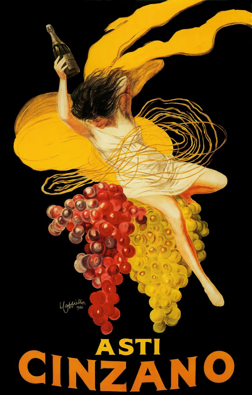 Asti Cinzano , 1910. de Leonetto Cappiello