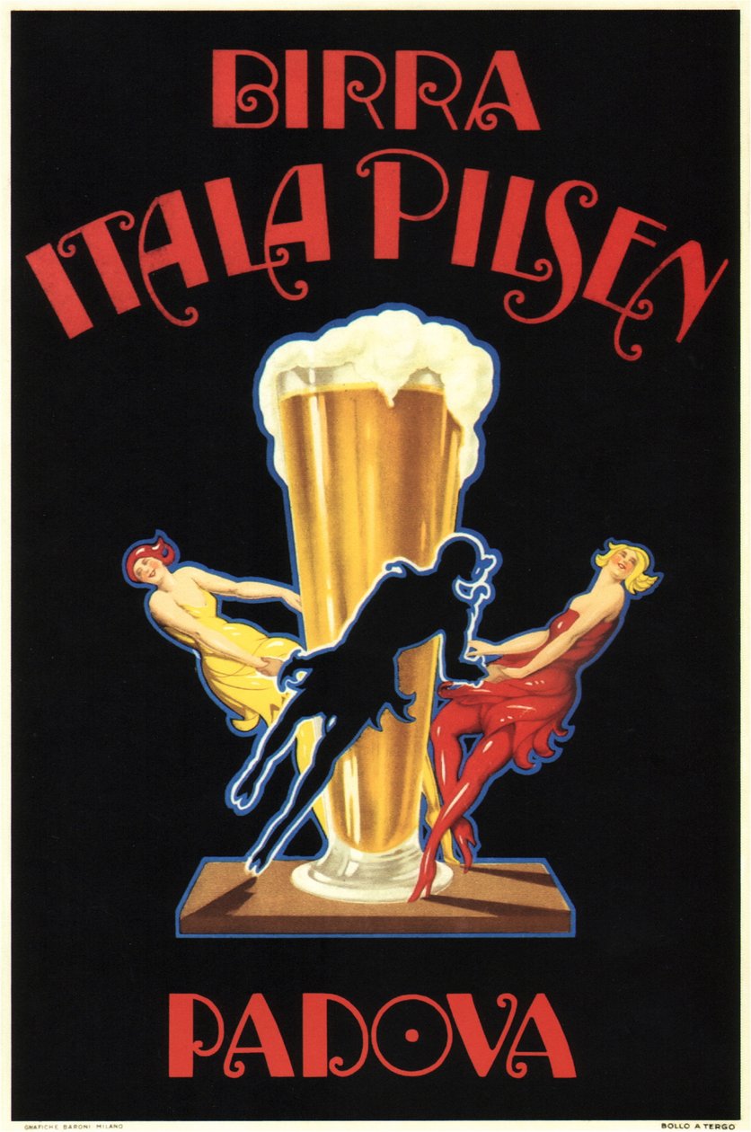 Birra Itala Pilsen (cartaz) de Leonetto Cappiello