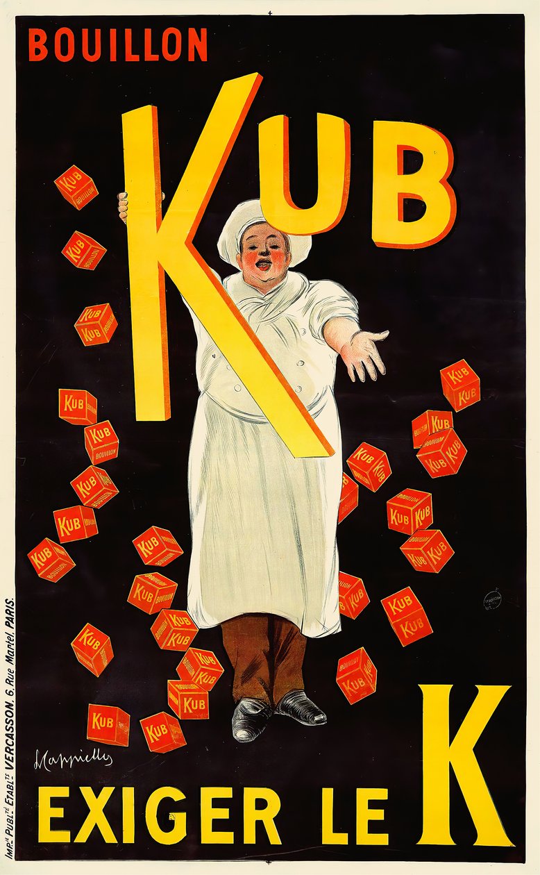 Bouillon Kub, c. 1911. de Leonetto Cappiello