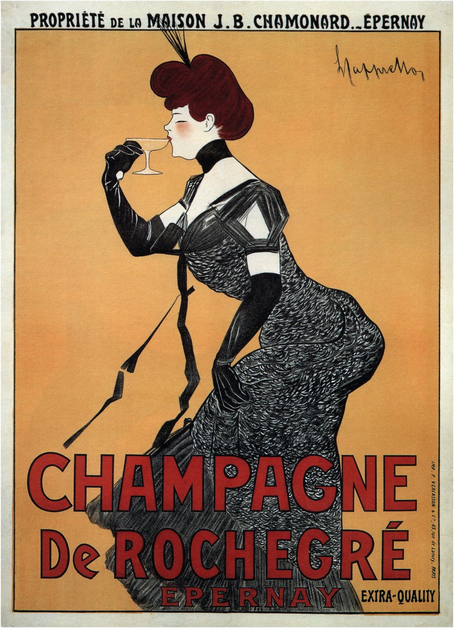 Champanhe de Rochegre (cartaz) de Leonetto Cappiello
