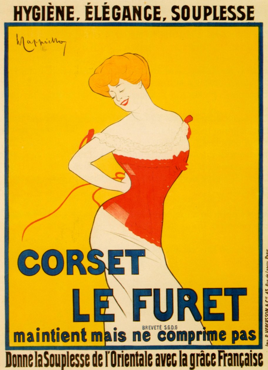 Espartilho Le Furet de Leonetto Cappiello