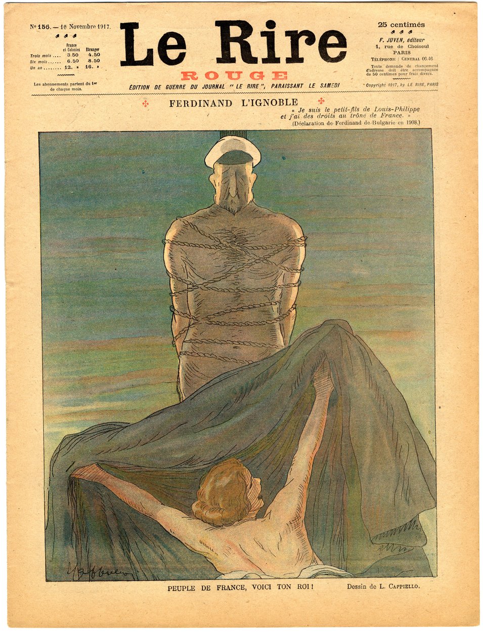 Capa de "The Red Laughter", Satirical in Colors de Leonetto Cappiello