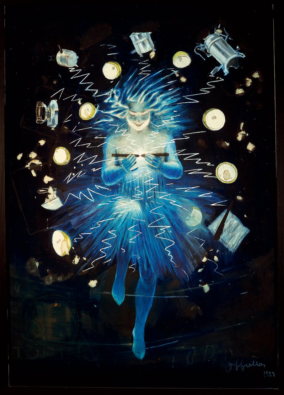 Projecto de cartaz para um aparelho eléctrico de Leonetto Cappiello