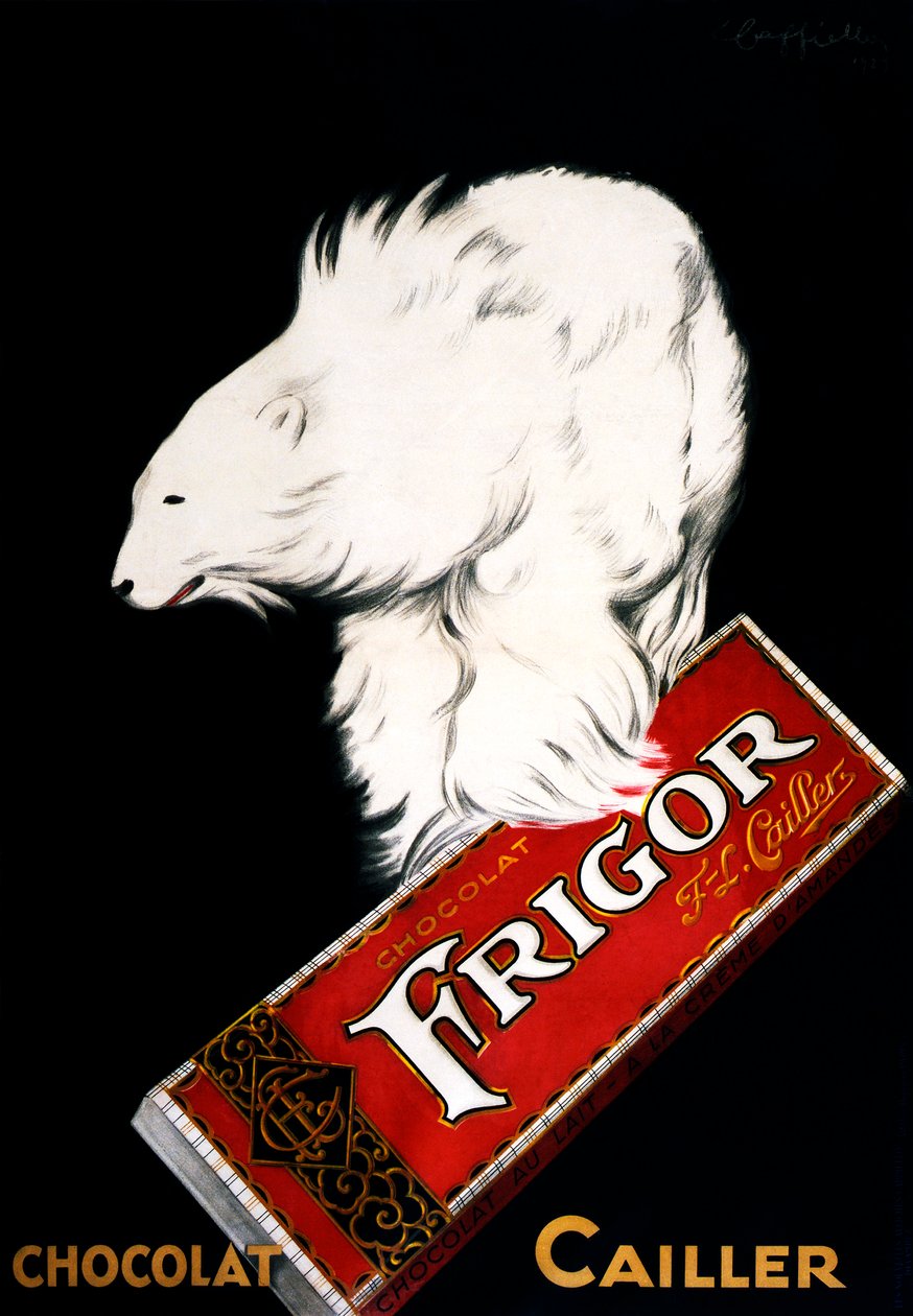 Cartaz Frigor Chocolate de Leonetto Cappiello de Leonetto Cappiello