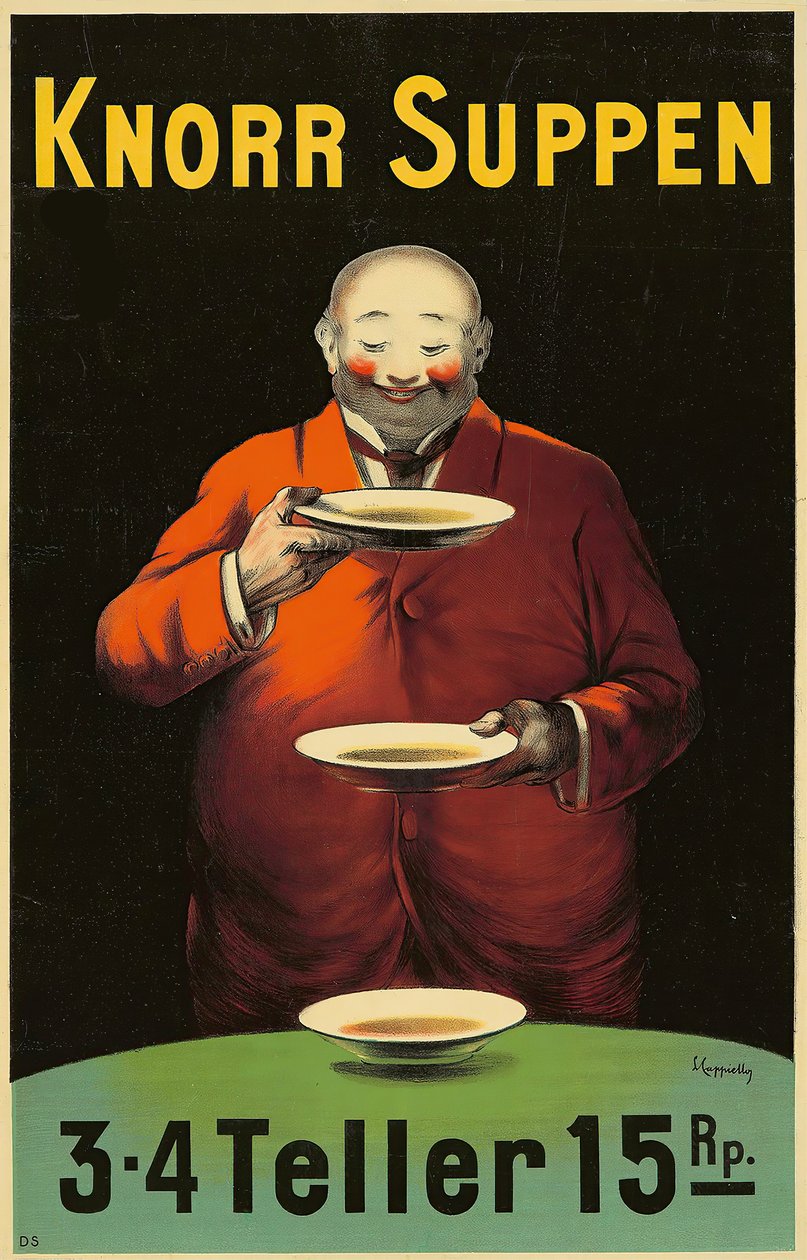 Knorr Suppen, início dos anos 1930. de Leonetto Cappiello