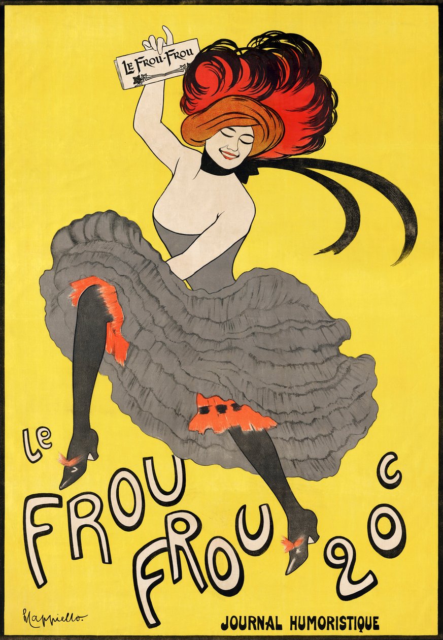 Cartaz Le Frou Frou de Leonetto Cappiello de Leonetto Cappiello