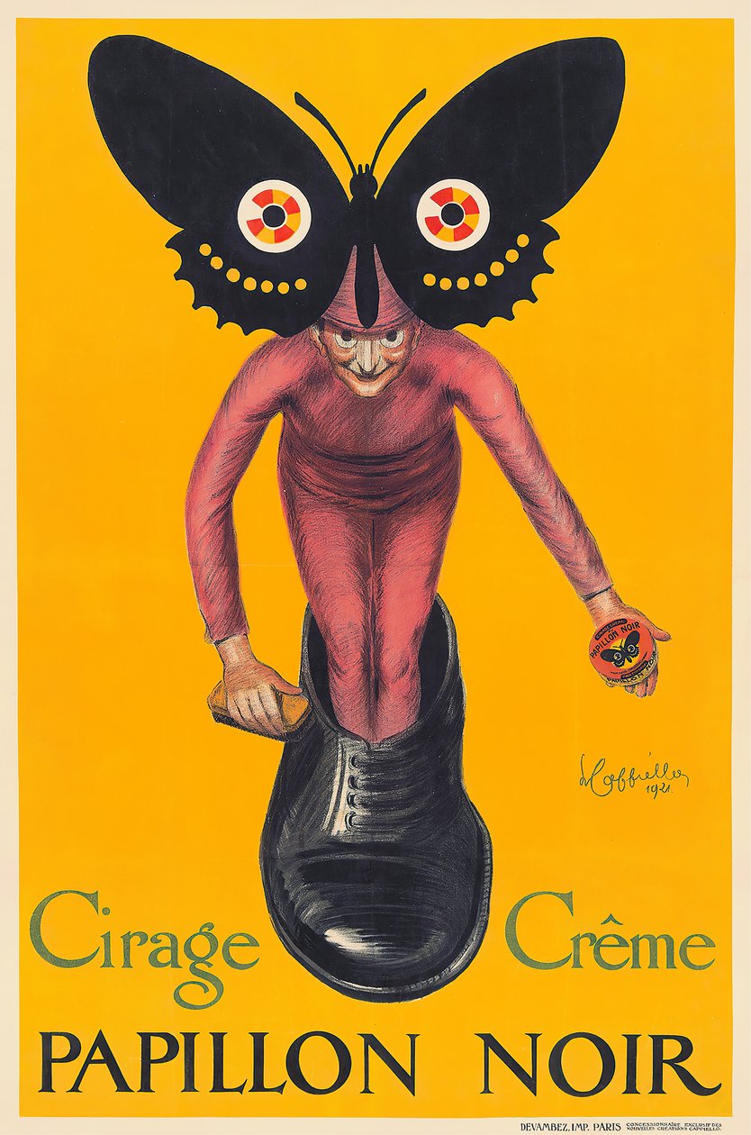 Borboleta Negra, 1921. de Leonetto Cappiello