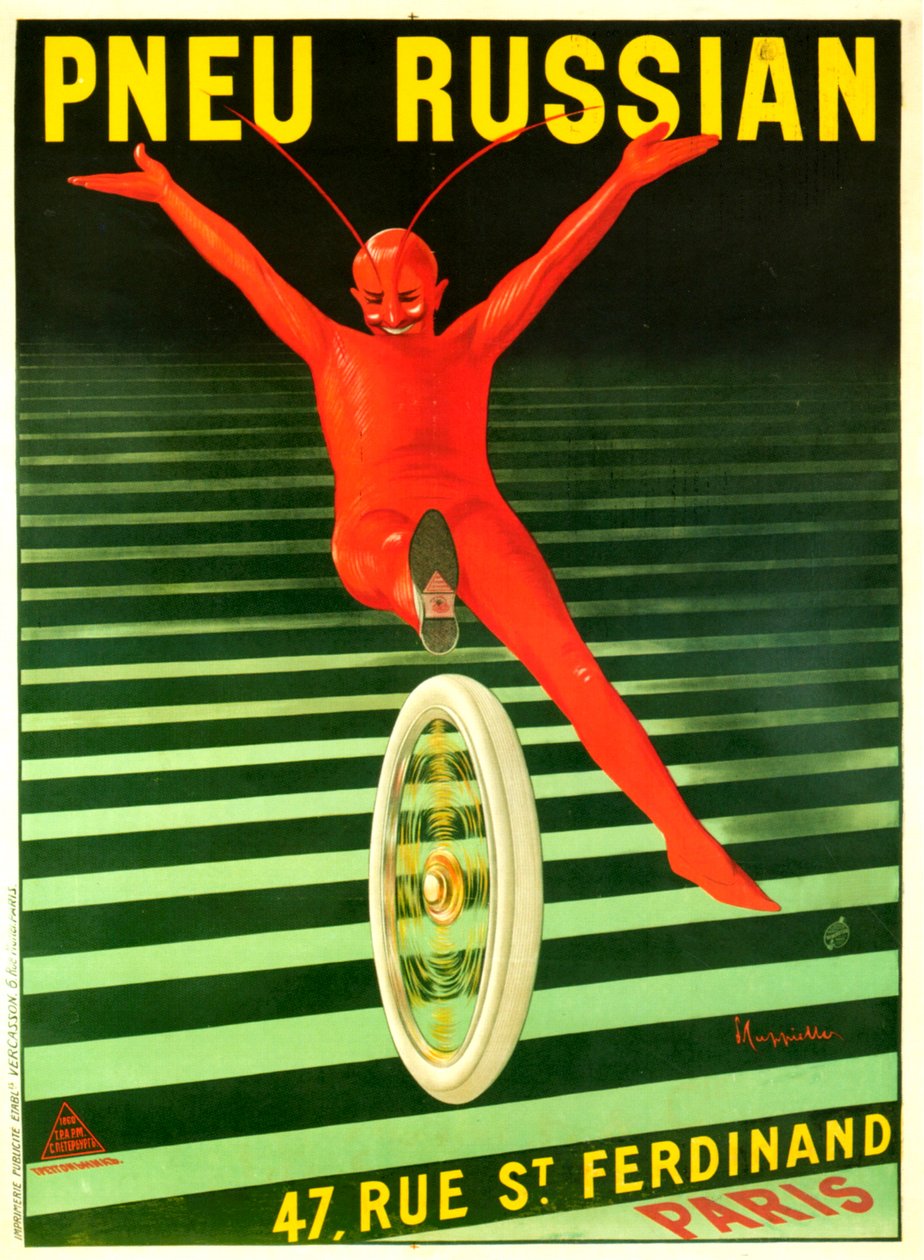 Pneu Russo Americano de Leonetto Cappiello