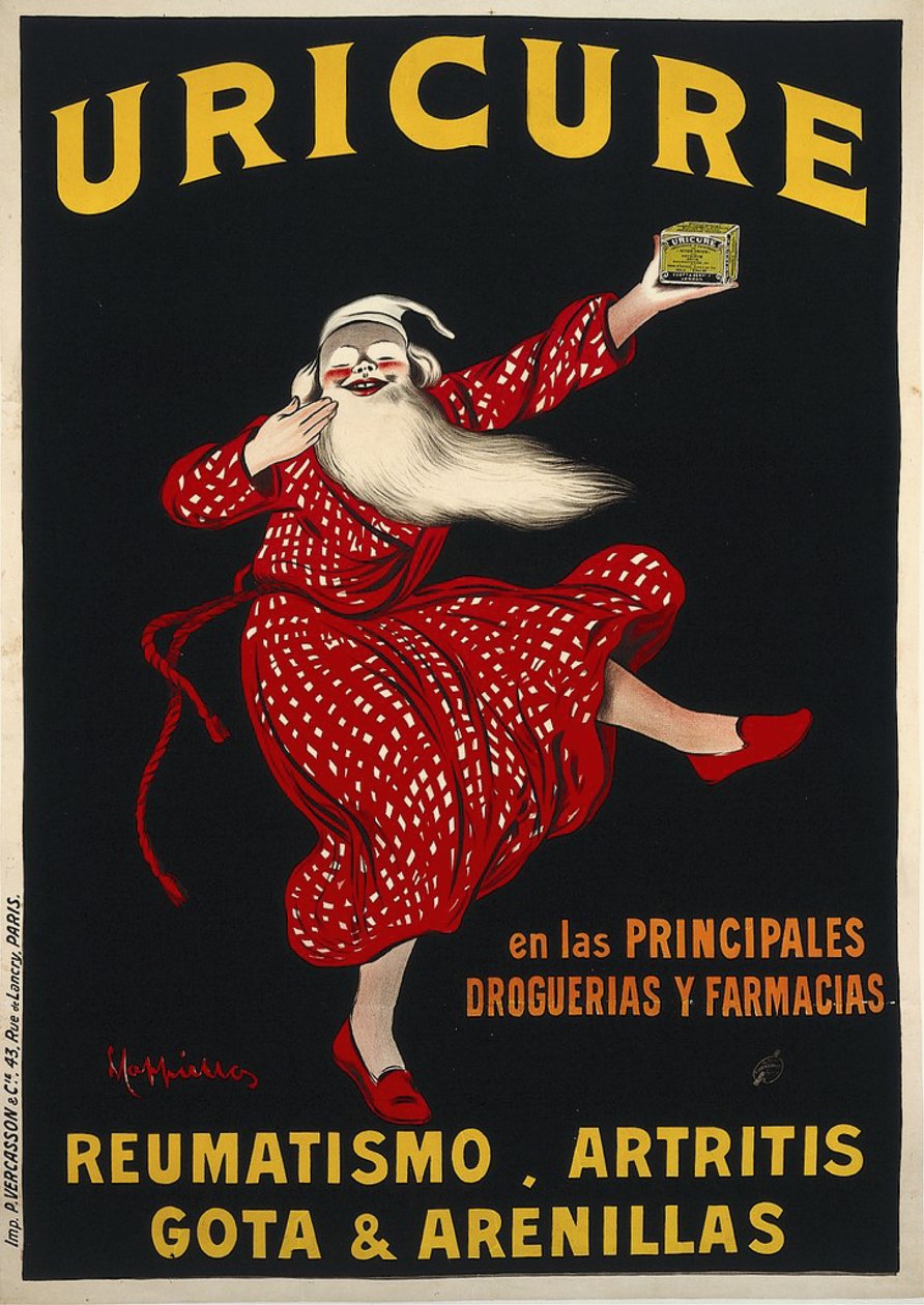 Uricure, c. 1910. de Leonetto Cappiello