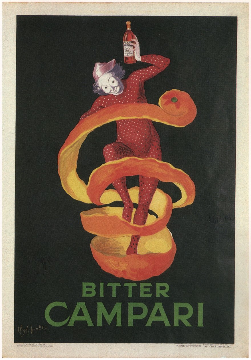 publicidade para Bitter Campari de Leonetto Cappiello