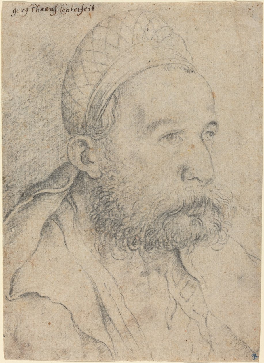 Retrato de um homem de Leonhard Beck