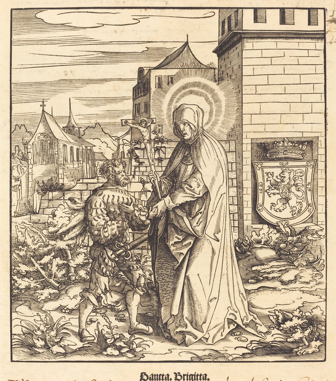 Santa Brigita de Leonhard Beck