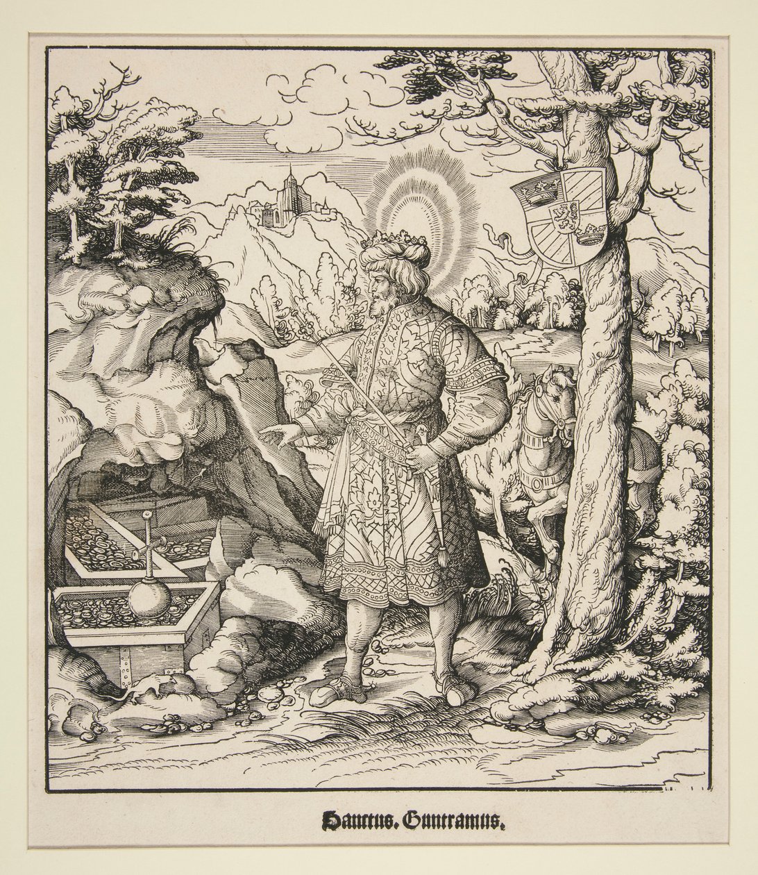 Santo: Guntramus de Leonhard Beck