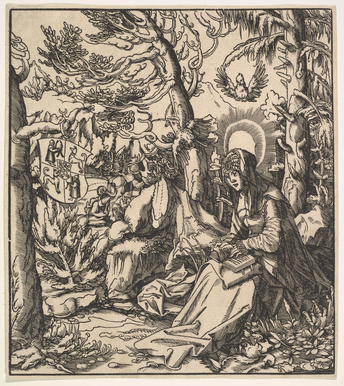 São Ita de Toggenburg, dos Santos Habsburgos, 1516-18. de Leonhard Beck