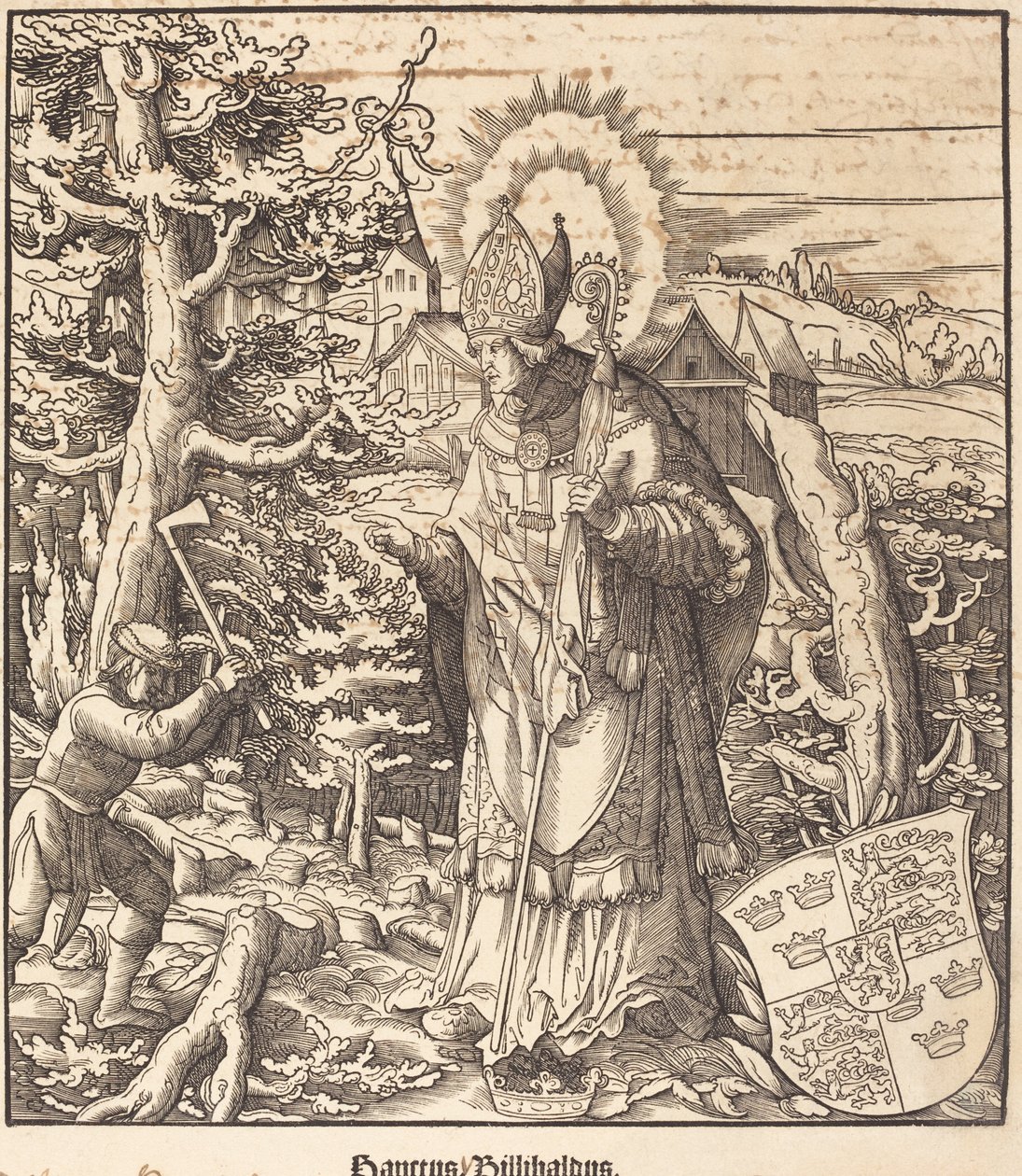São Willibaldus de Leonhard Beck