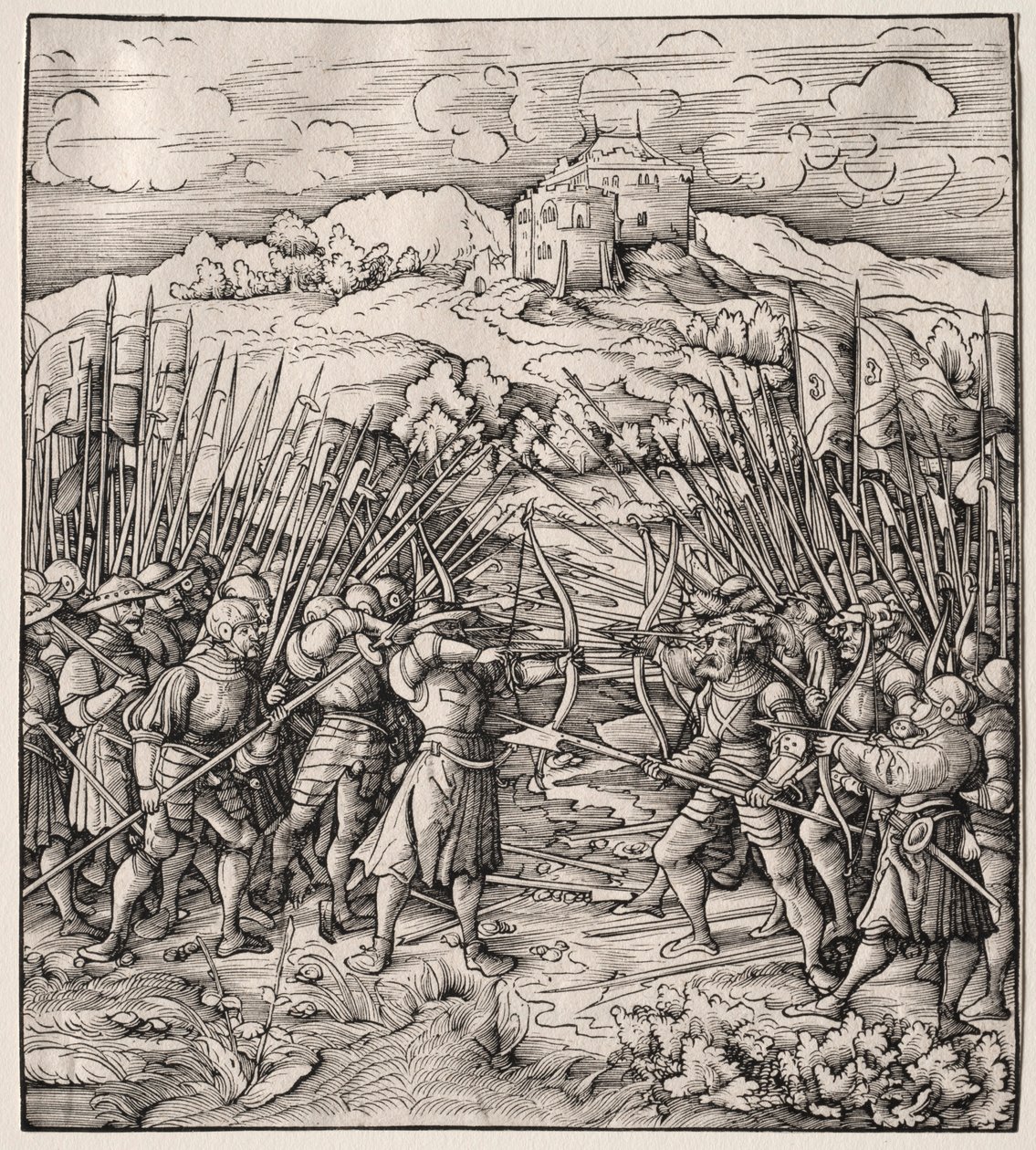A Batalha Contra a Companhia Azul, 1512-1518. de Leonhard Beck