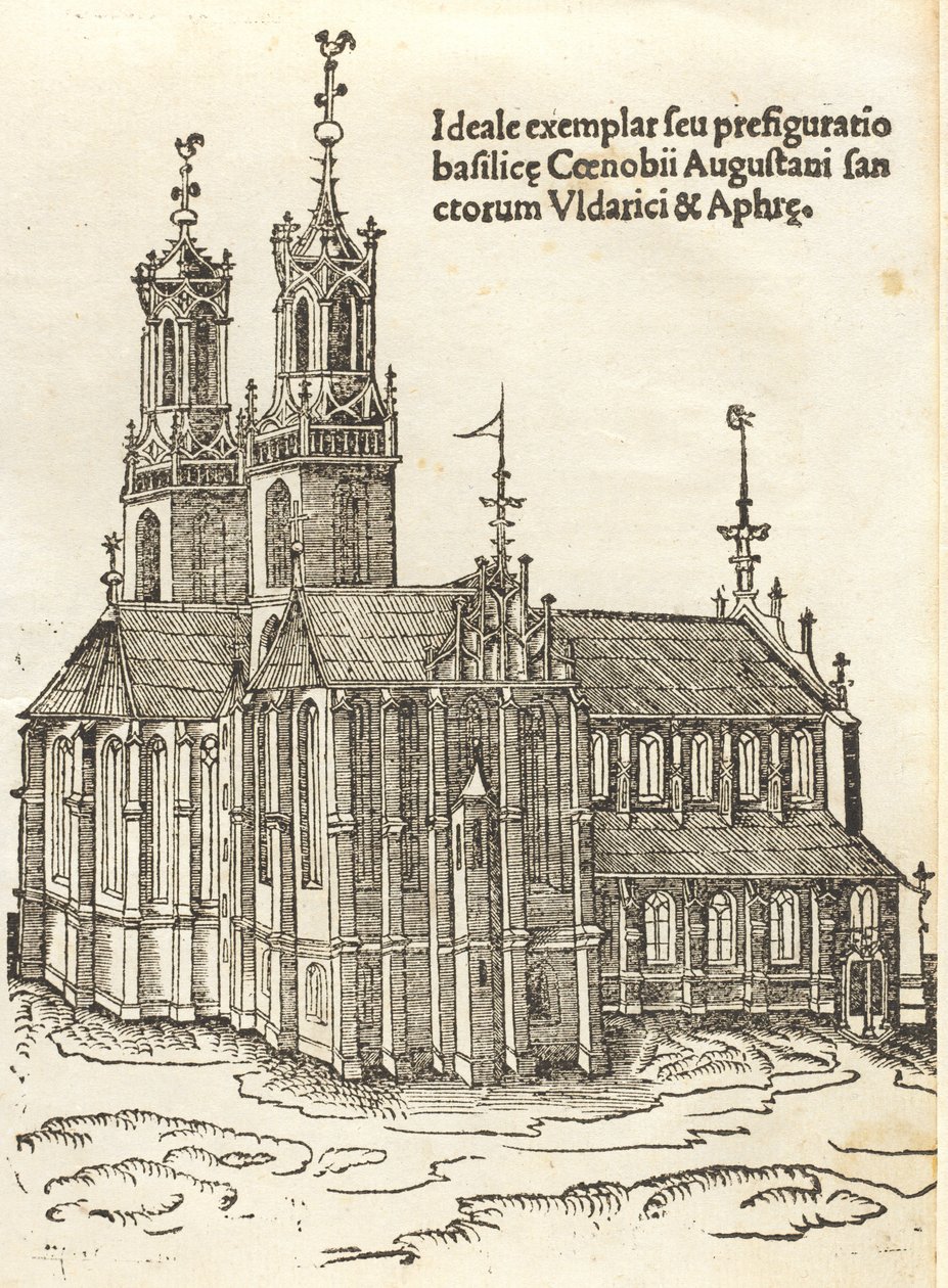 Os gloriosos confessores de Cristo Uldar e Symperti de Leonhard Beck and Berno of Reichenau