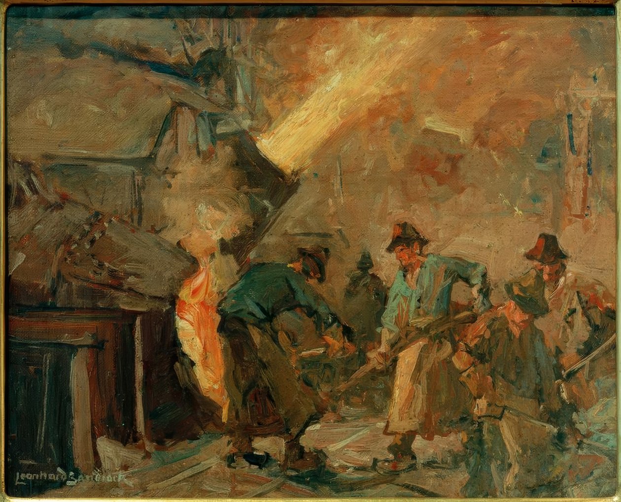 Alimentando uma pêra Thomas de Leonhard Sandrock