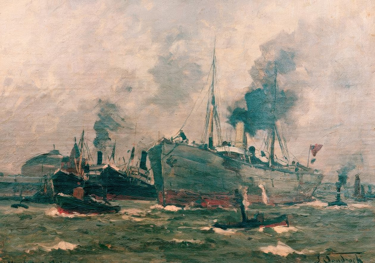 Porto de Hamburgo de Leonhard Sandrock