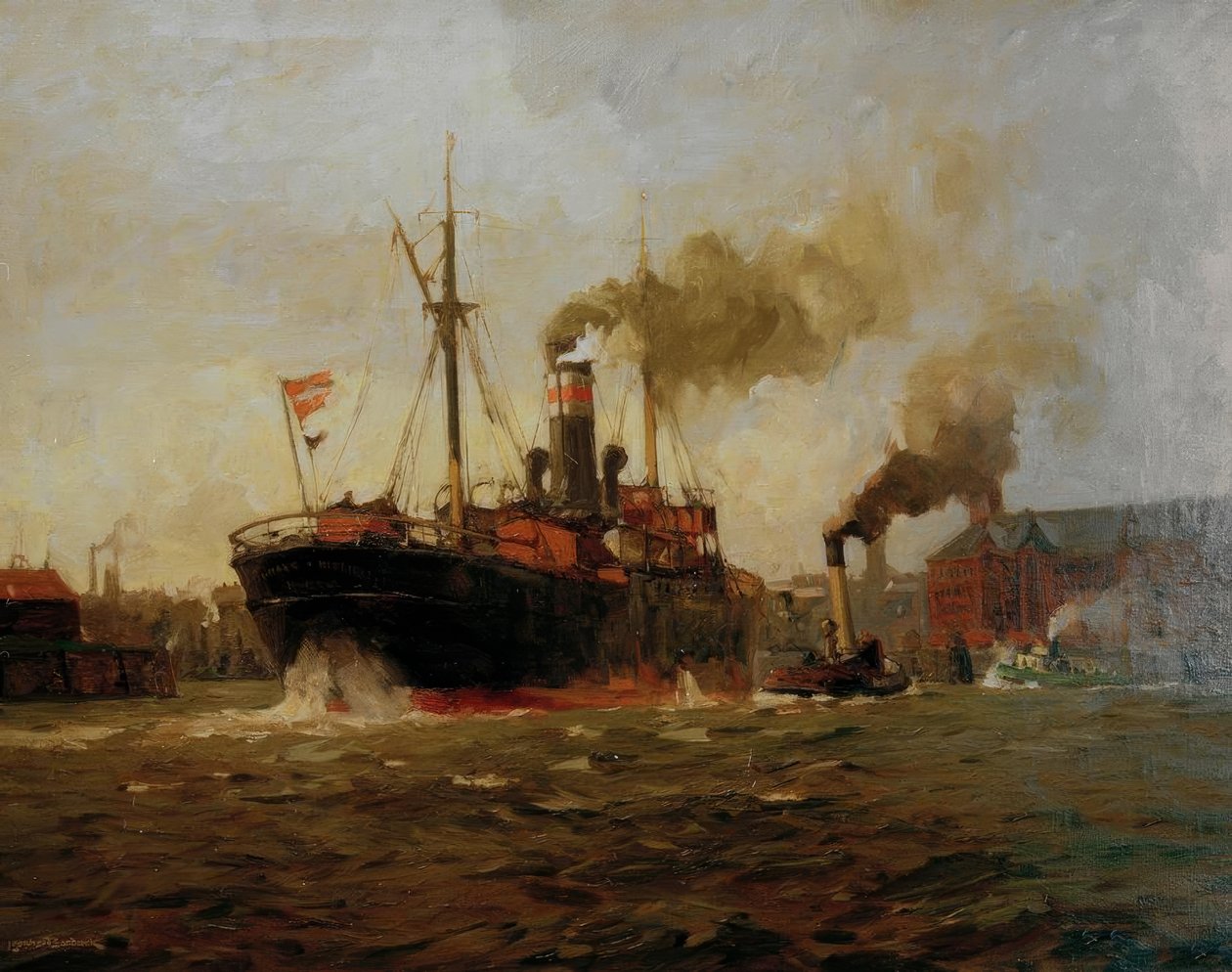 L.Sandrock, navio de saída de Leonhard Sandrock