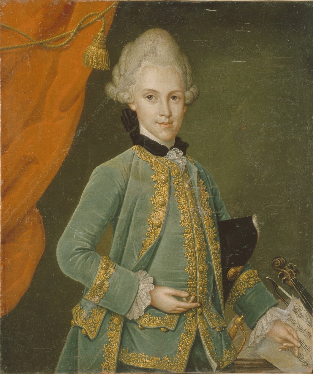 Retrato do Conde Karl Gustav von Simolin 1715-1777 de Leonhard Schorer