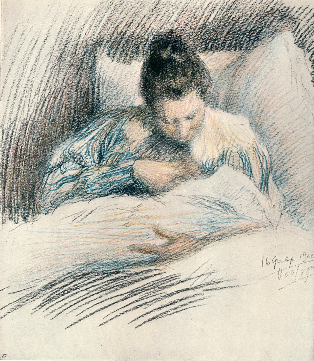 Mãe e Filho, 1900, 1906 de Leonid Osipovic Pasternak
