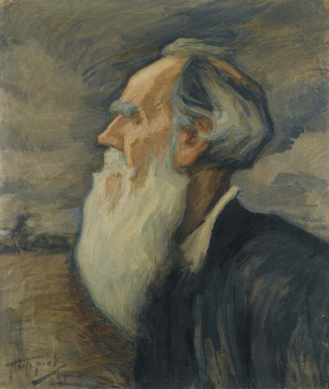 Retrato de Leo Tolstoi de Leonid Osipovic Pasternak