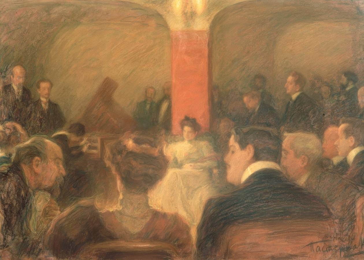 Concerto do cravo Wanda Alexandra Landowska (1879-1959) de Leonid Osipovic Pasternak