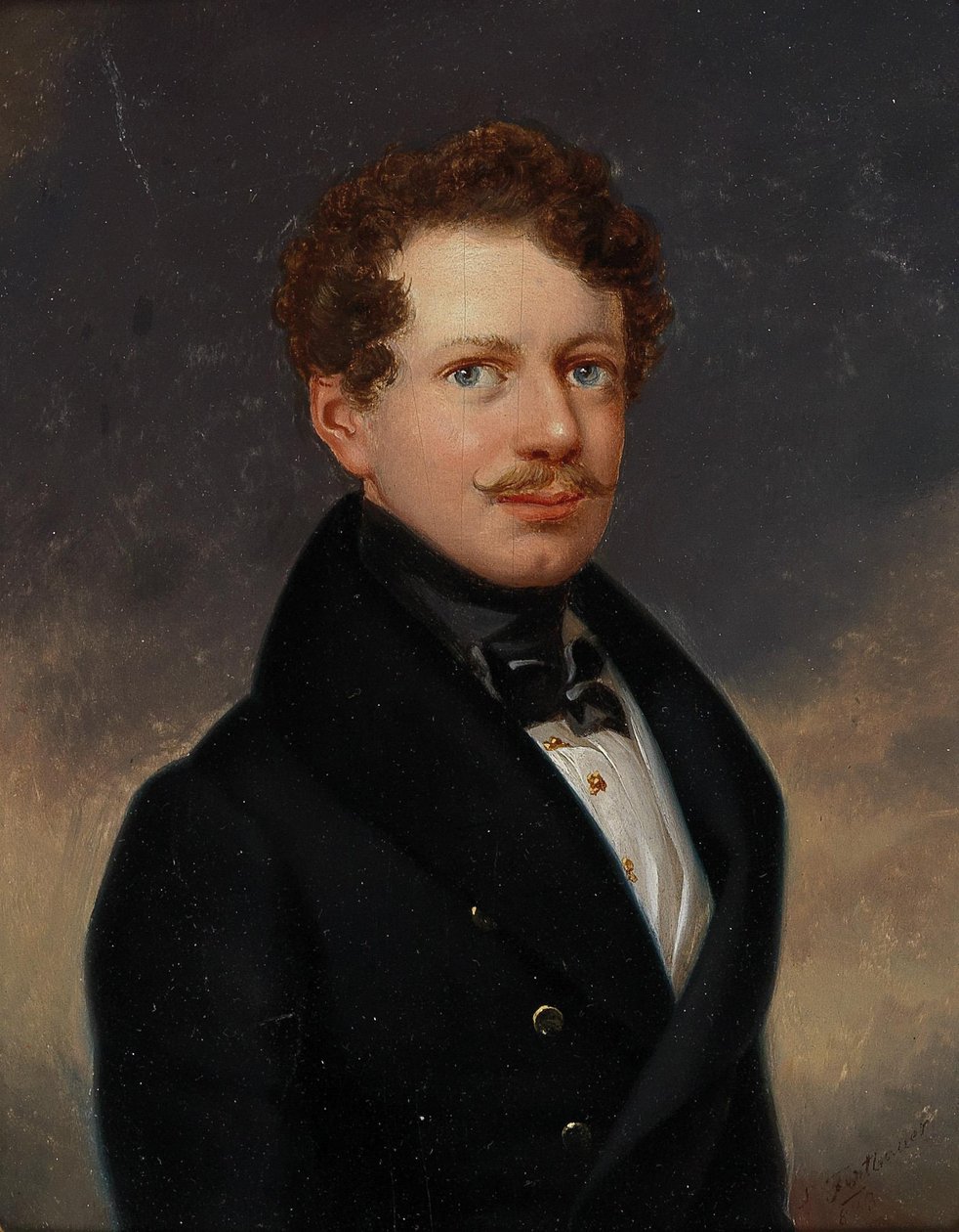 Portrait of a gentleman English: Retrato de um cavalheiro de Leopold Fertbauer
