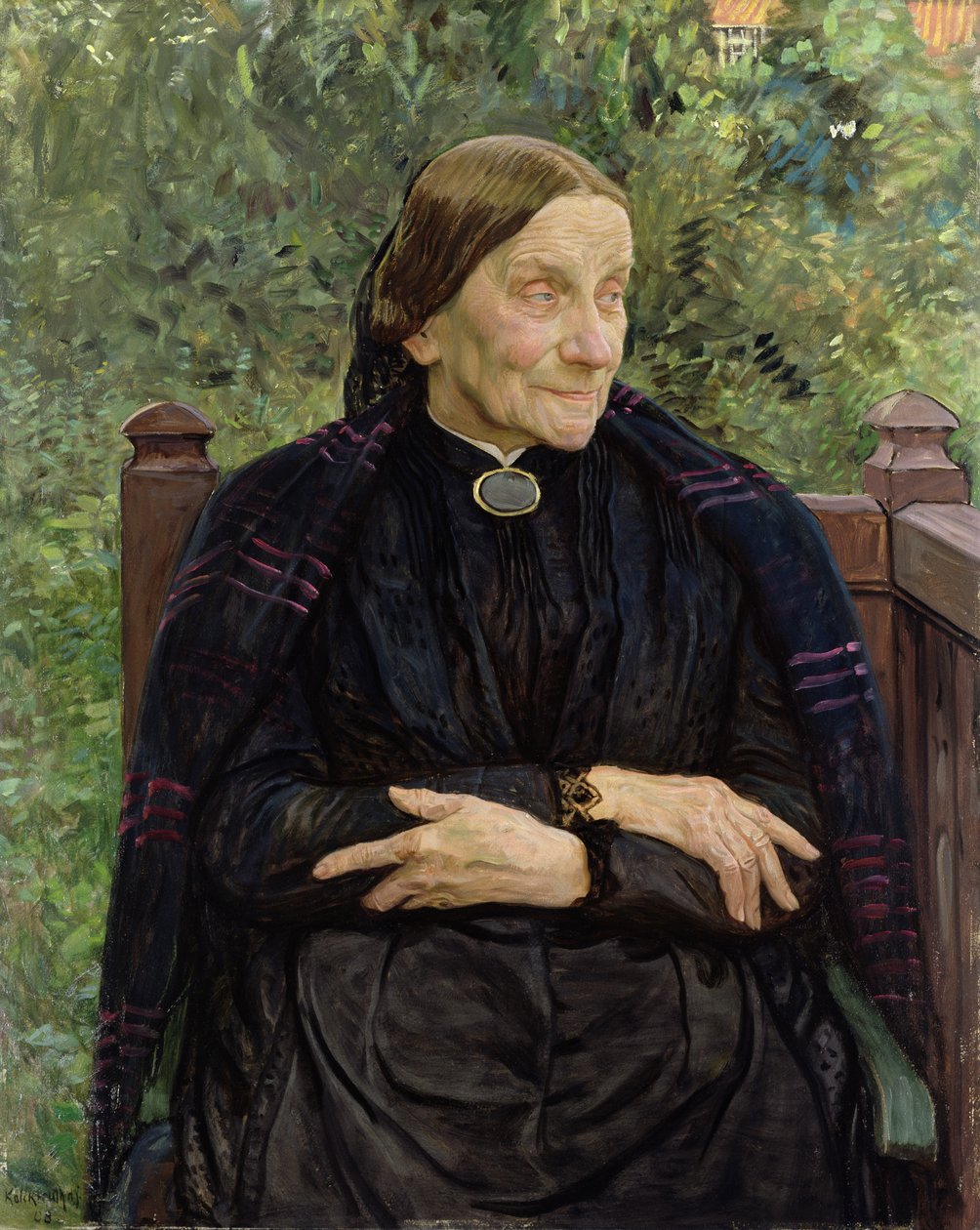 Mãe de Lichtwark, 1908 de Leopold Karl Walter von Kalckreuth