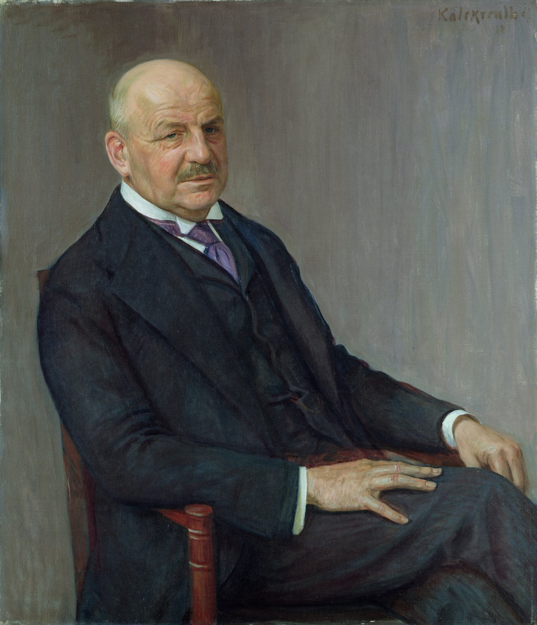 Retrato de Alfred Lichtwark (1852-1914) 1912 de Leopold Karl Walter von Kalckreuth