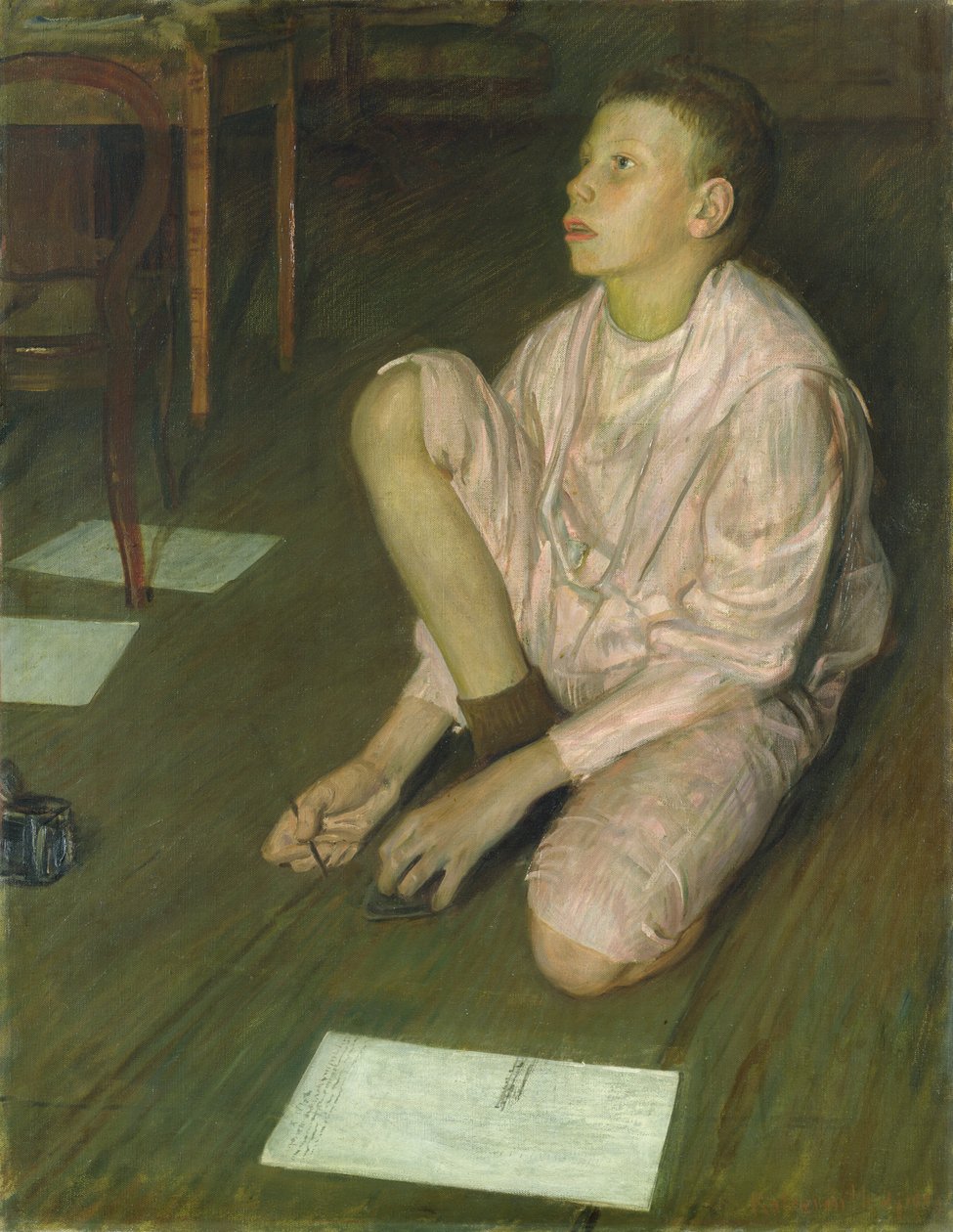 Lobo, o filho do artista, 1900 de Leopold Karl Walter von Kalckreuth